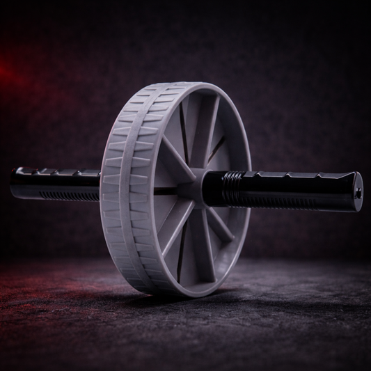 Roda Abdominal Profissional AB Roller Antiderrapante com Estrutura Reforçada até 130kg