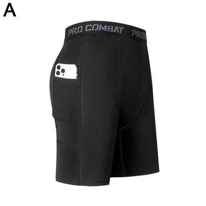 Shorts de Compressão Masculino com Bolso – Alta Performance