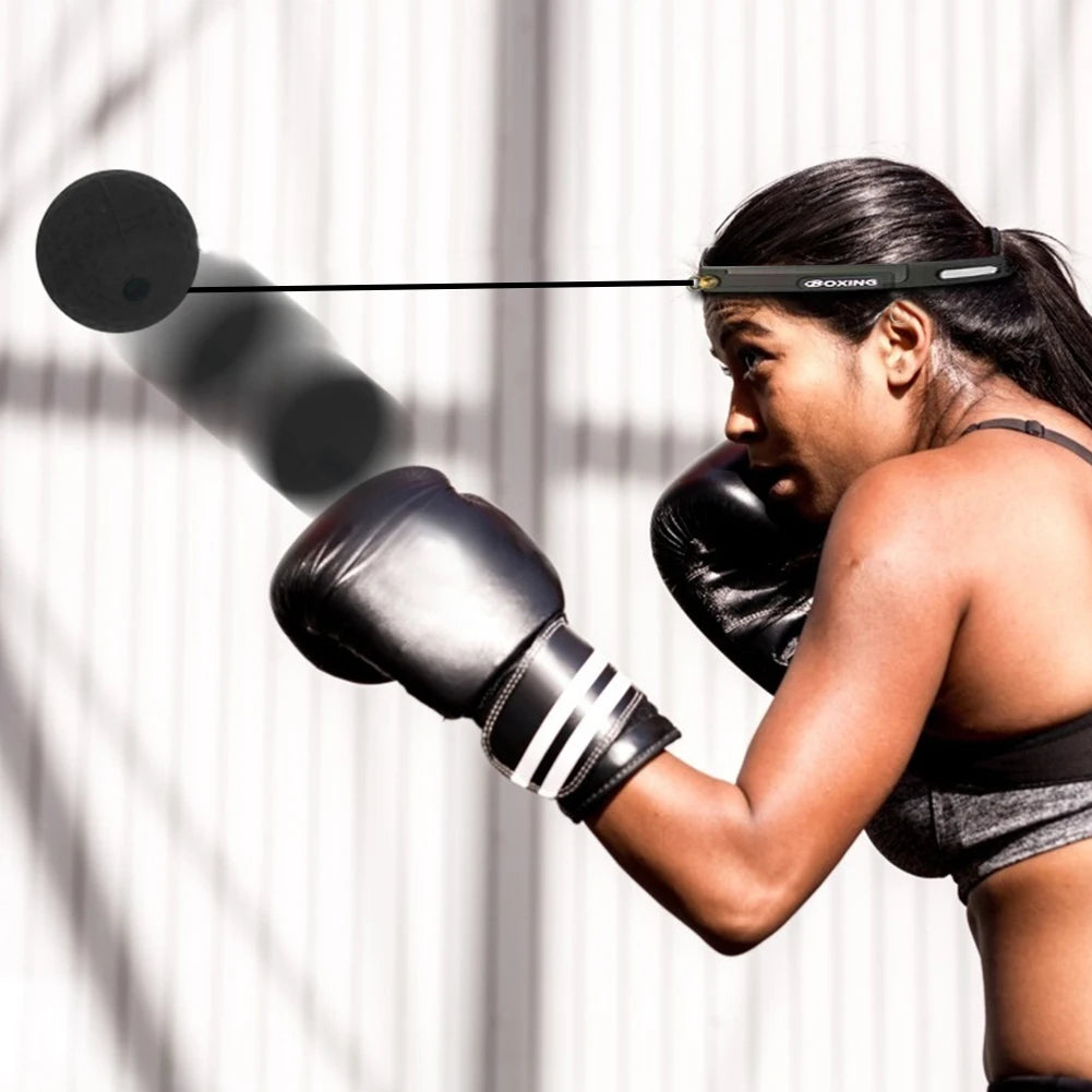 Bola de Reflexo Boxe com Faixa – Treino de Velocidade e Agilidade