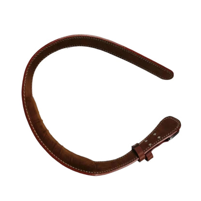 Cinto de Musculação em Couro PU – Suporte para Treino de Força