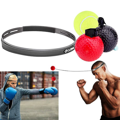 Bola de Reflexo Boxe com Faixa – Treino de Velocidade e Agilidade