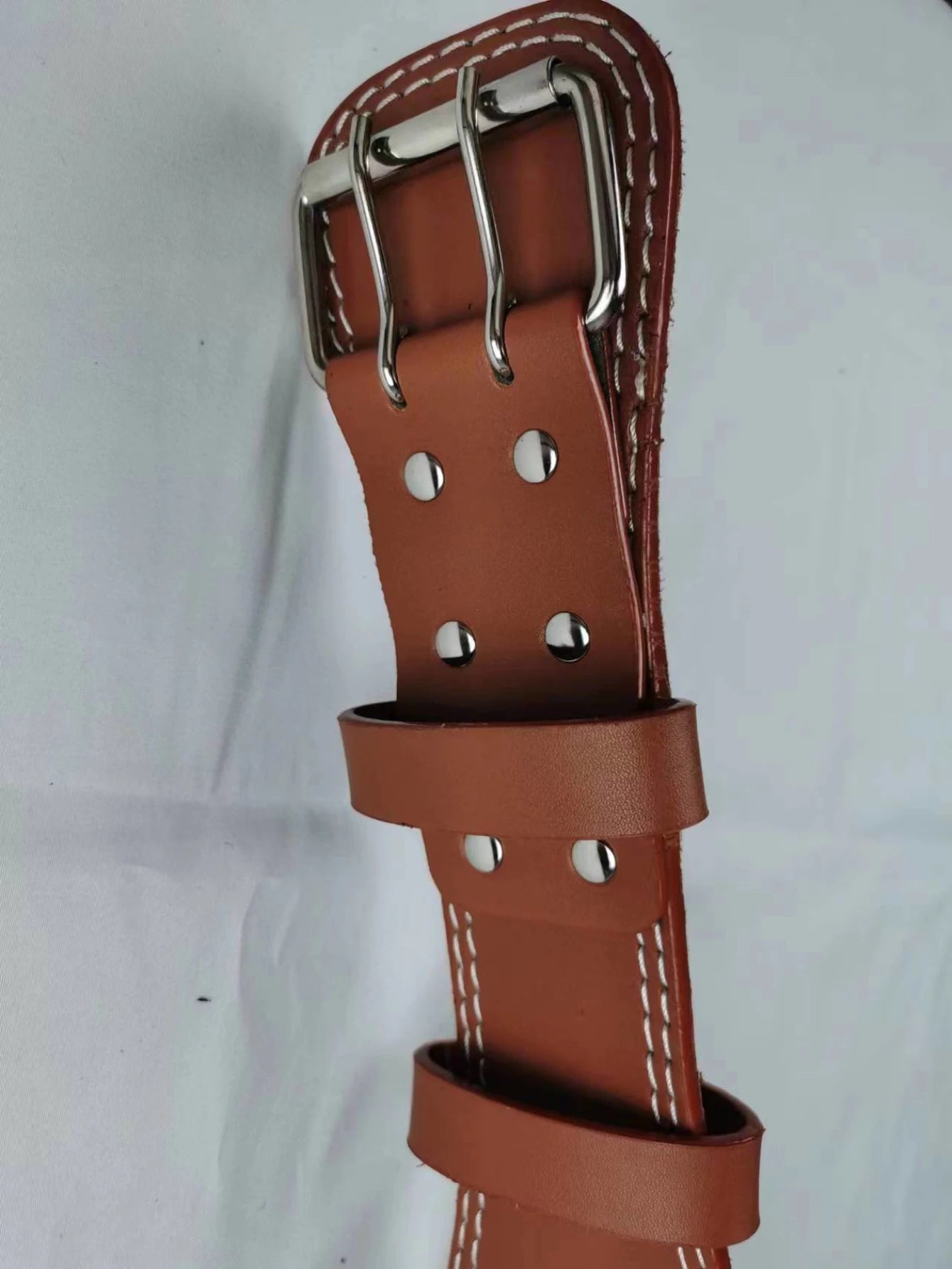 Cinto de Musculação em Couro PU – Suporte para Treino de Força