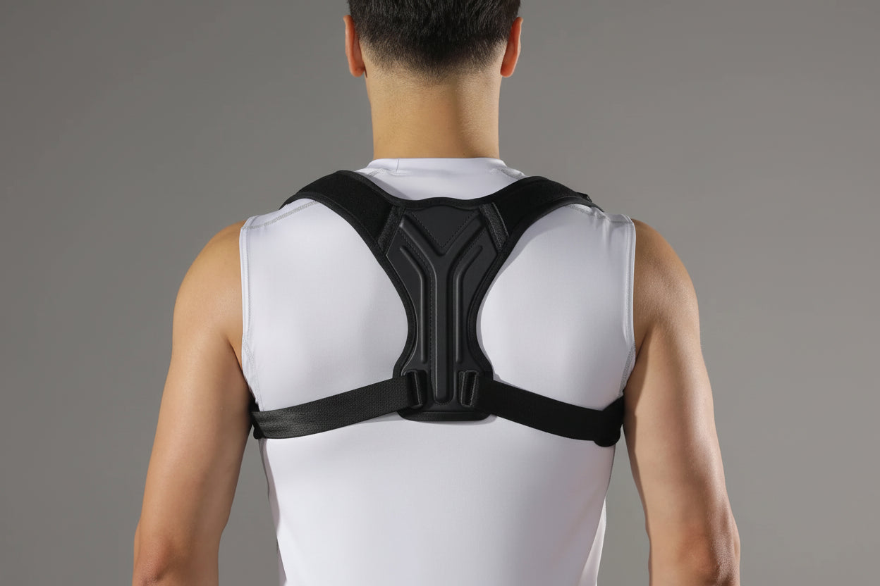 Corretor Postural Ajustável  – Suporte para Costas e Ombros
