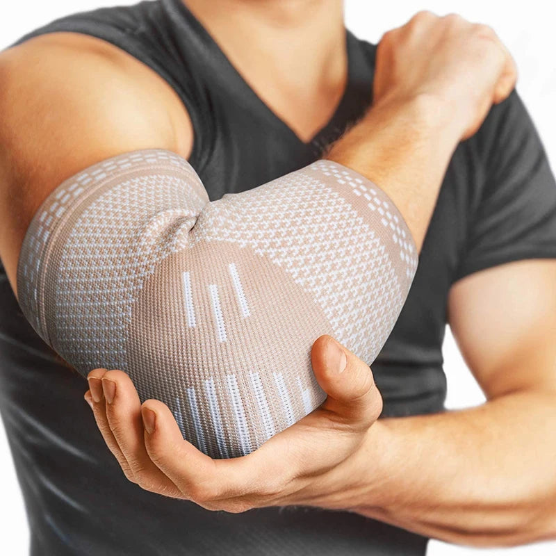 Cotoveleira Elástica Esportiva com Compressão Respirável